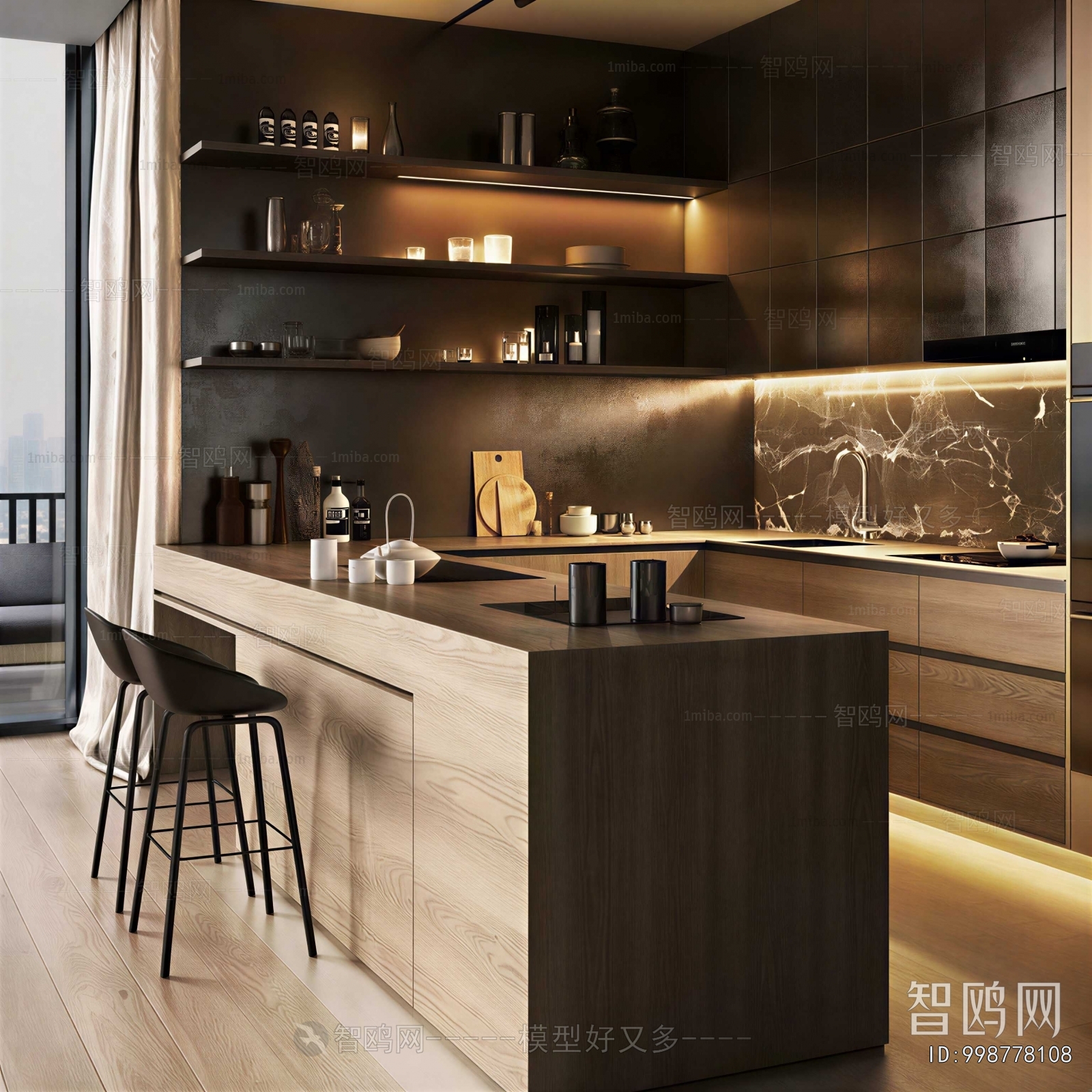Modern Open Kitchen