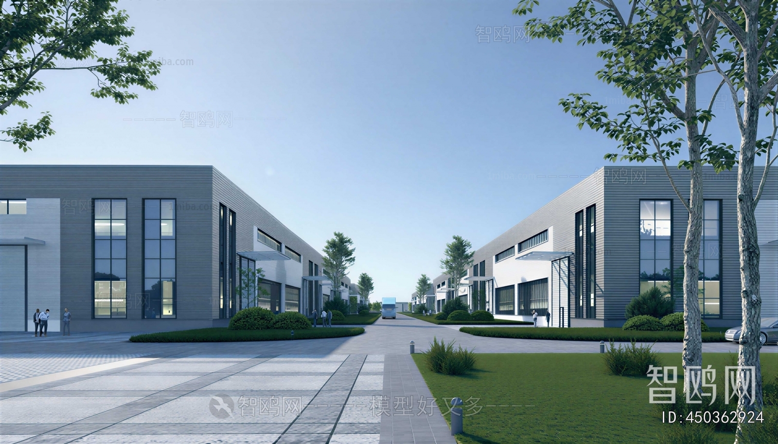 Modern Industrial Building