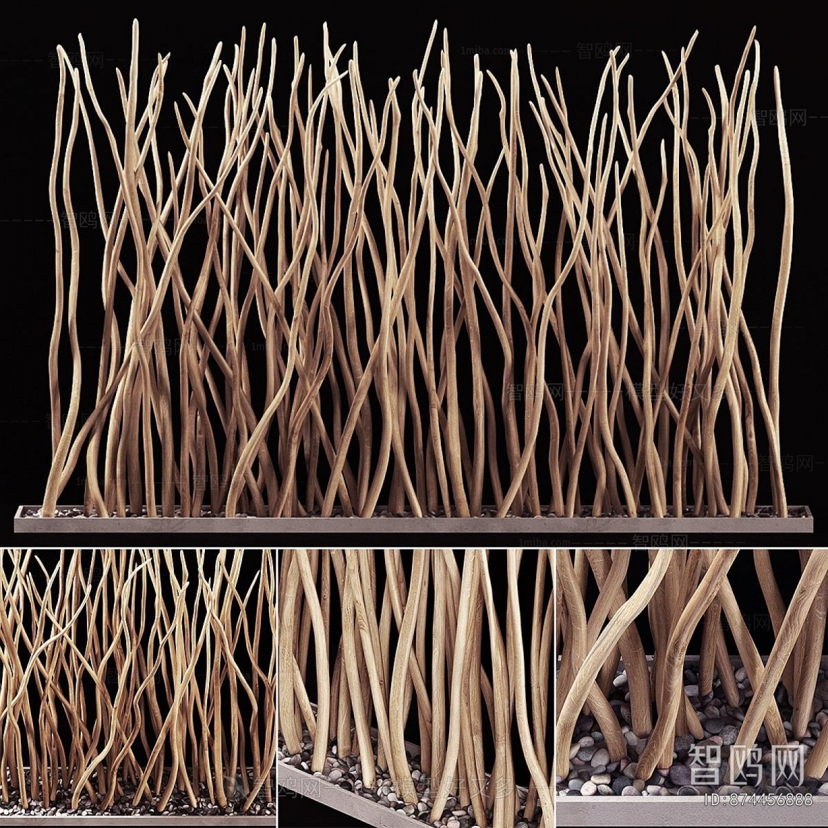 Wabi-sabi Style Partition