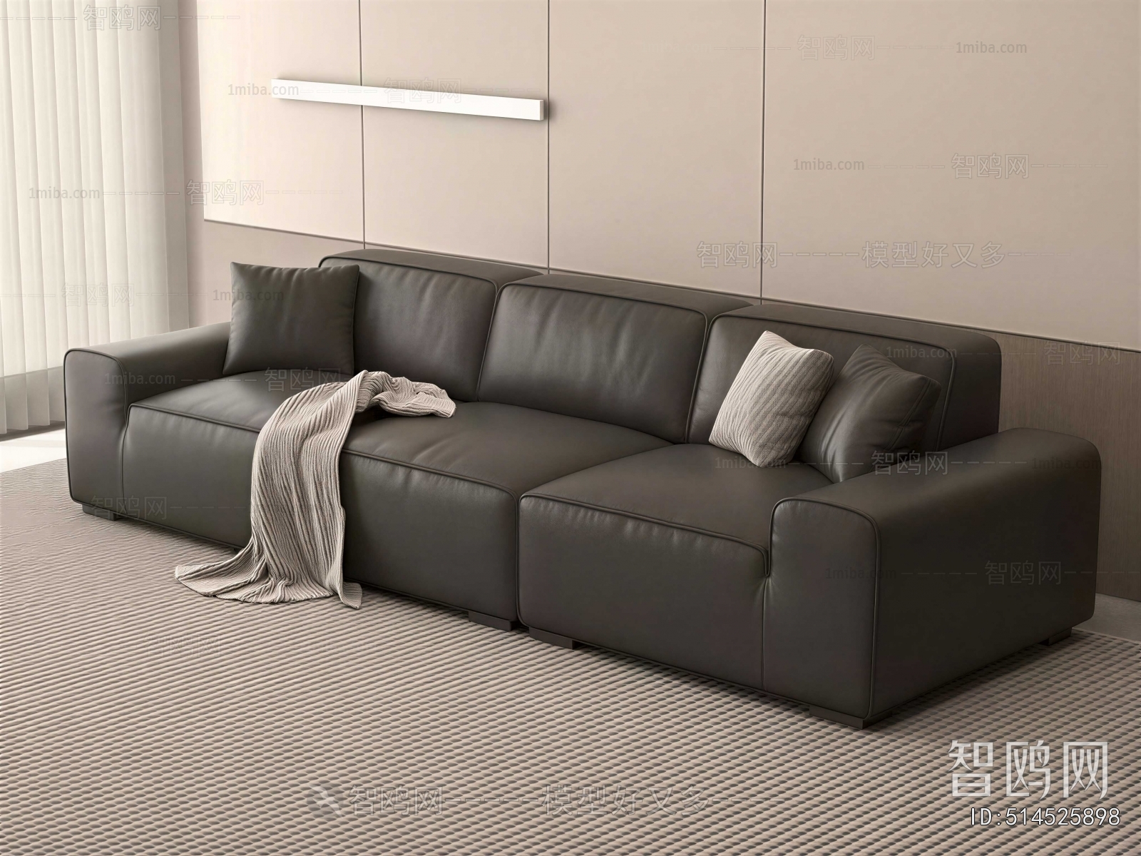 Modern Three-seat Sofa