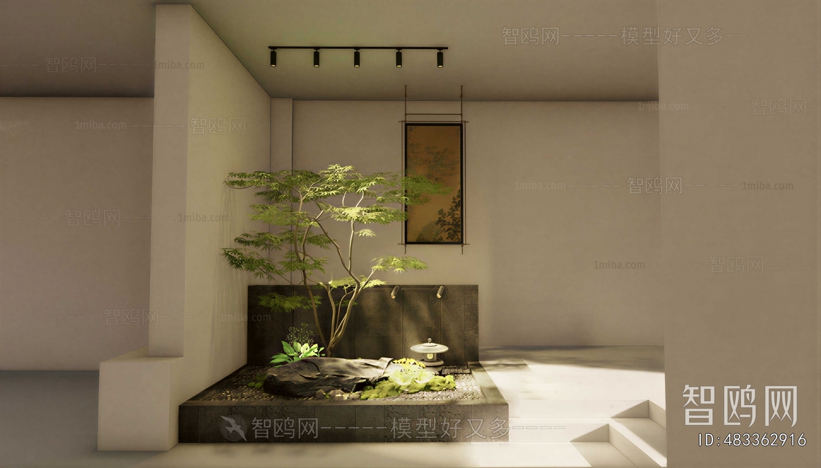New Chinese Style Plant Landscaping