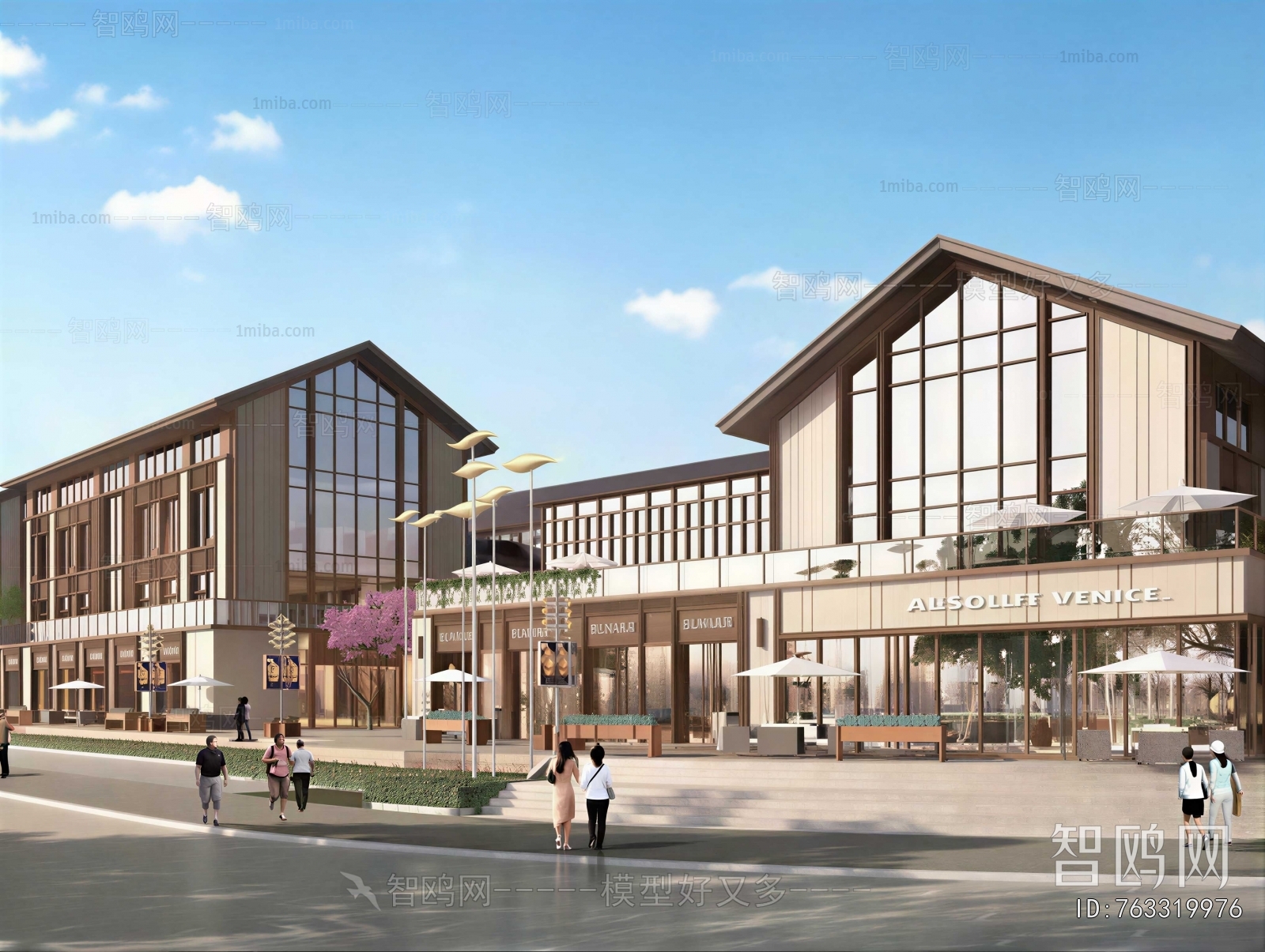 New Chinese Style Commercial Street