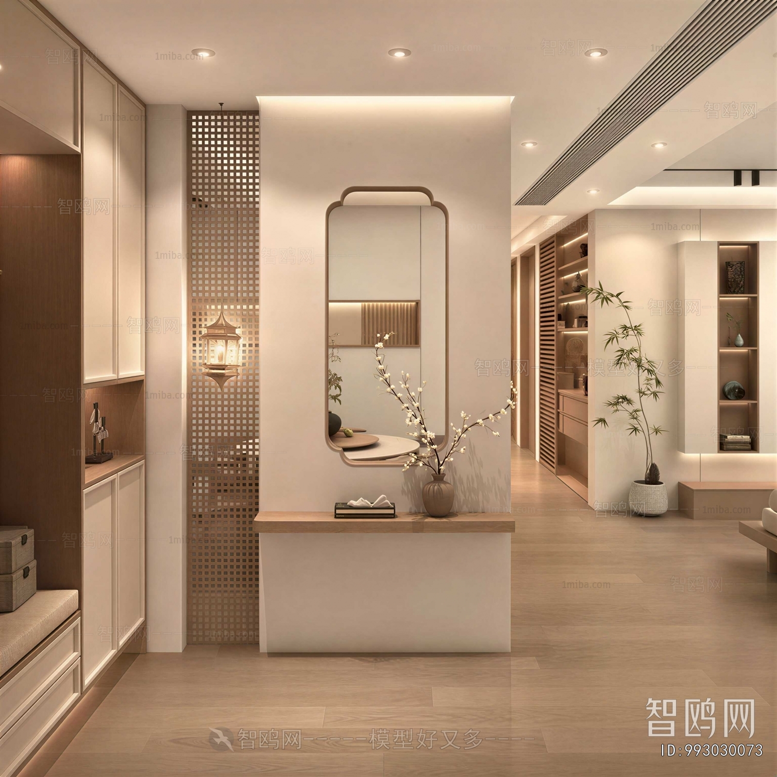 New Chinese Style Hallway