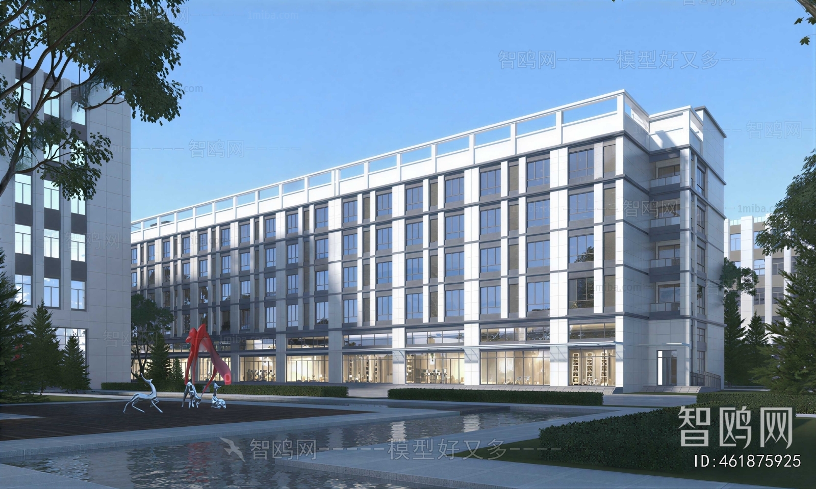 Modern Appearance Of Commercial Building