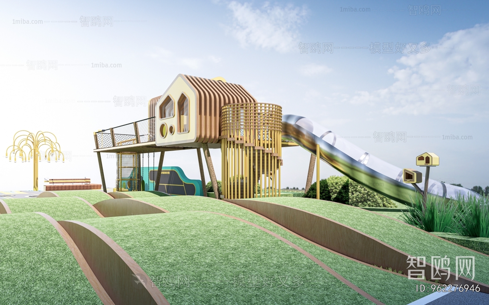 Modern Chinese Style Equipment For Children