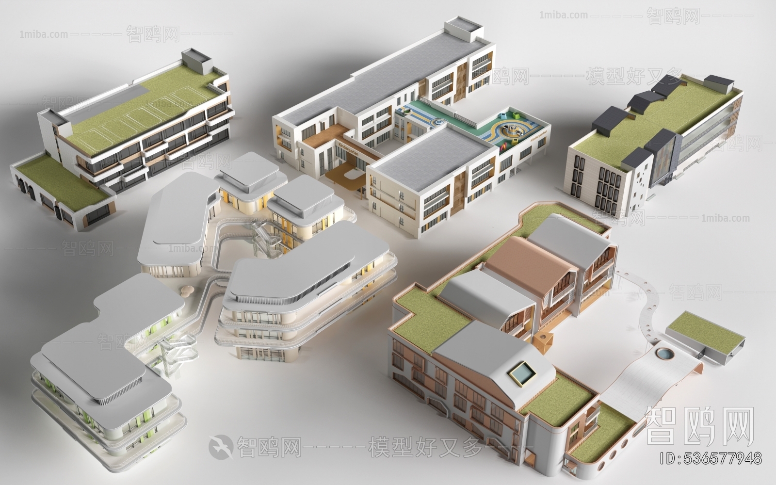 Modern School Building