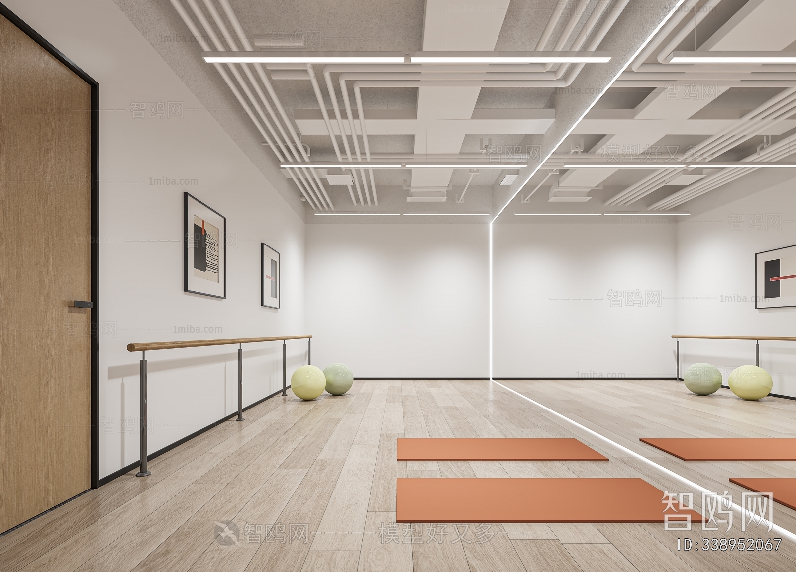 Modern Yoga Room