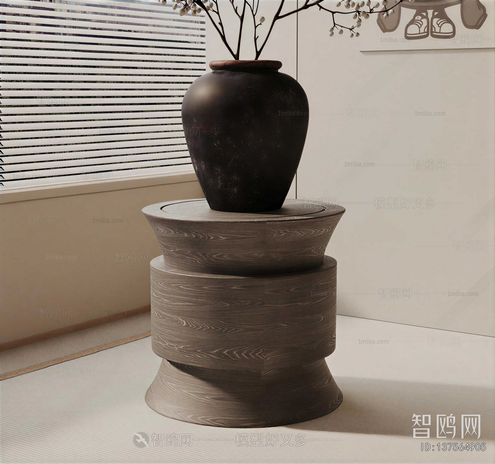 Wabi-sabi Style Dried Branch