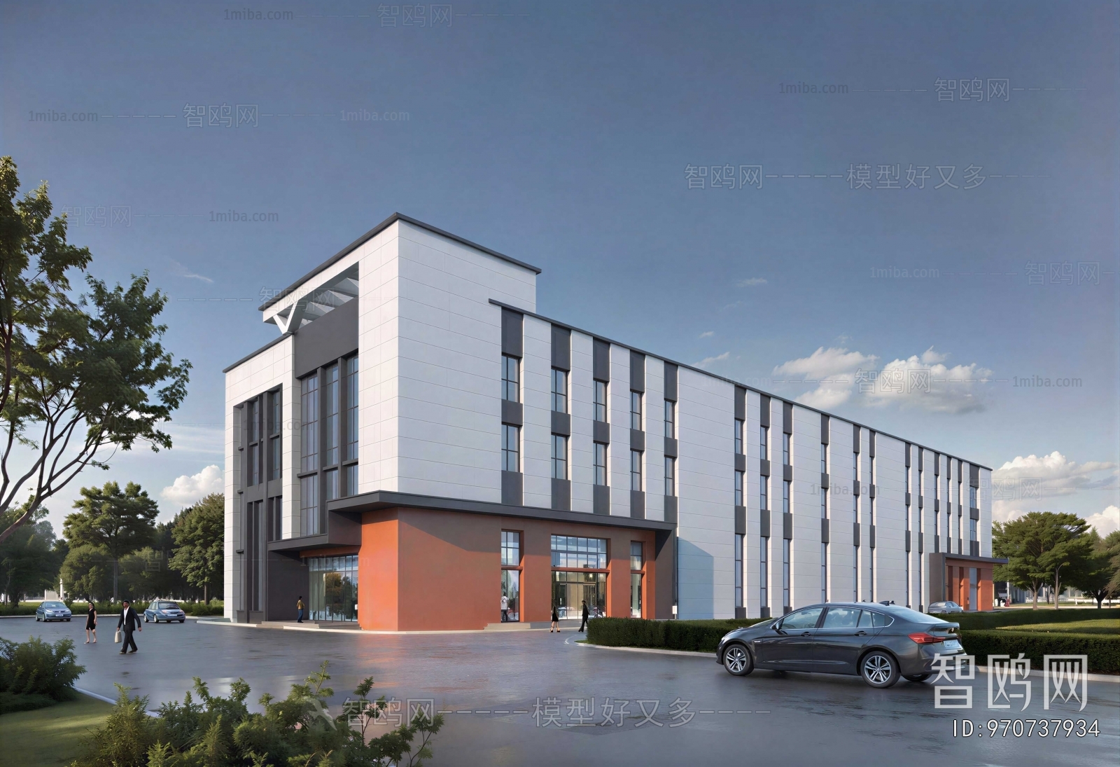 Modern Industrial Building