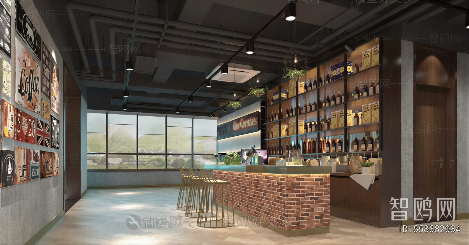 Industrial Style Restaurant