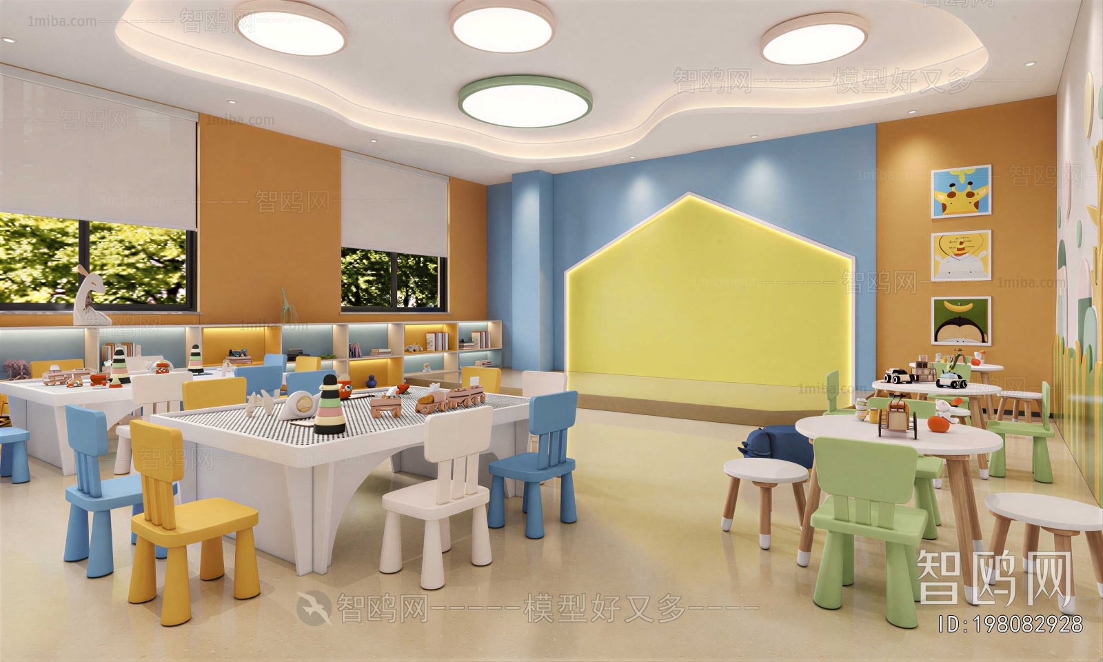 Modern Kindergarten Classrooms