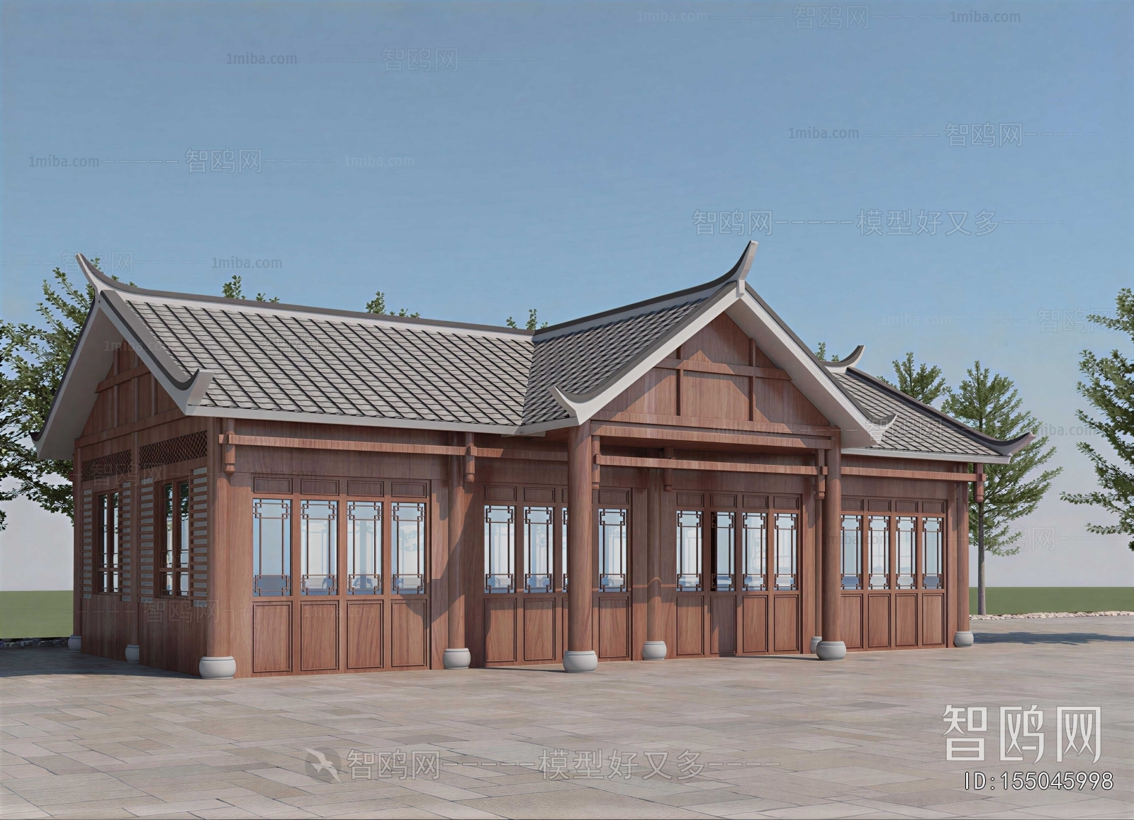 Chinese Style Ancient Architectural Buildings