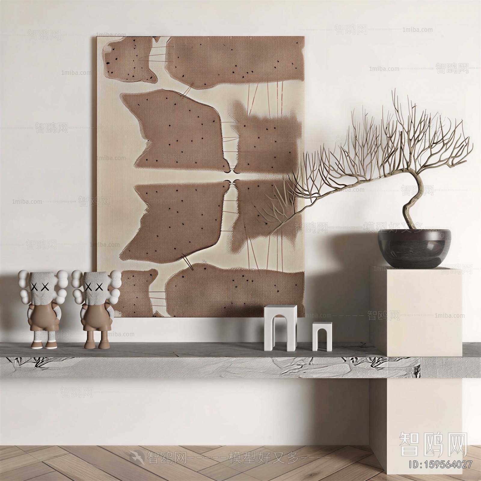 Wabi-sabi Style Console