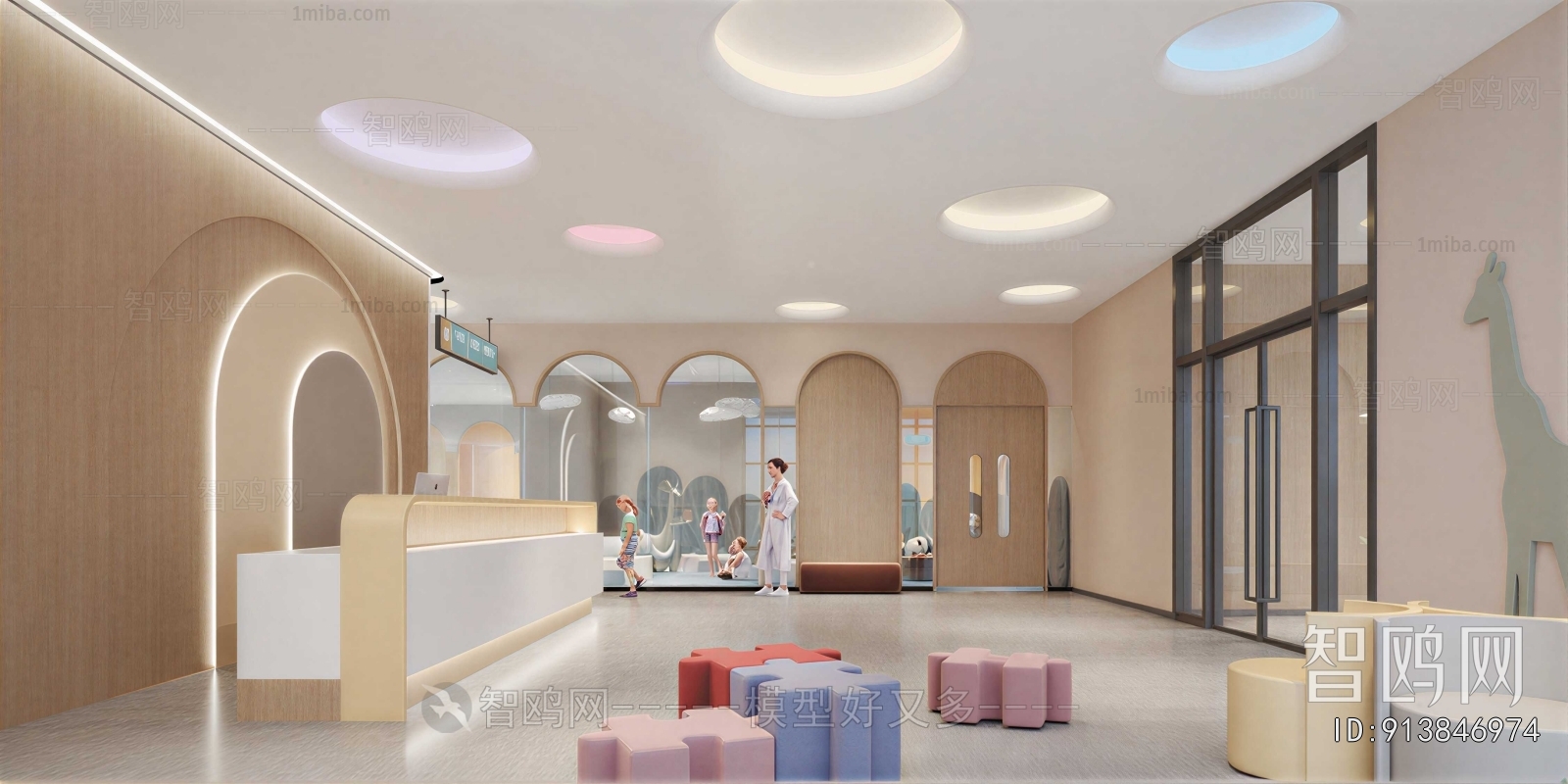 Modern Kindergarten Hall