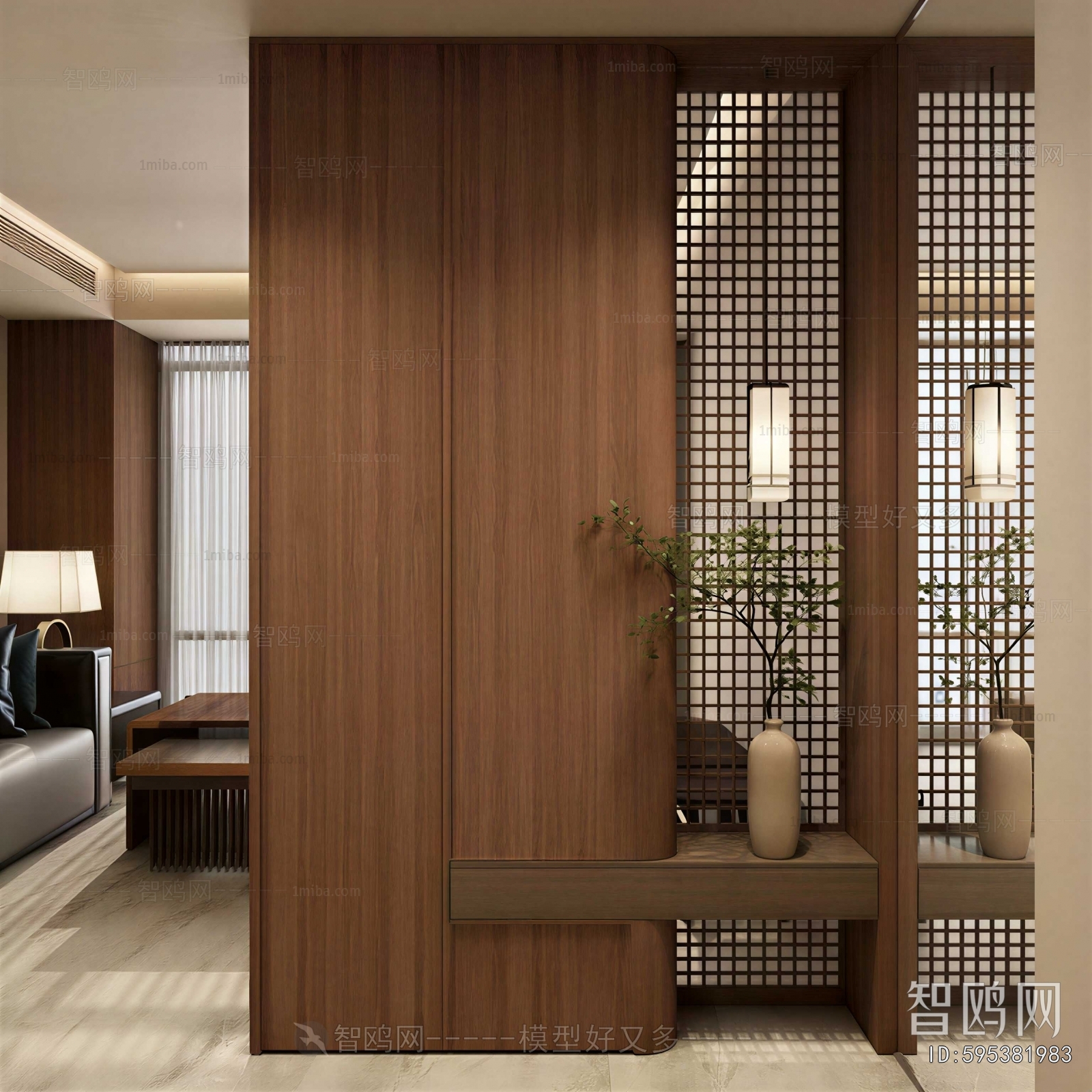 New Chinese Style Hallway
