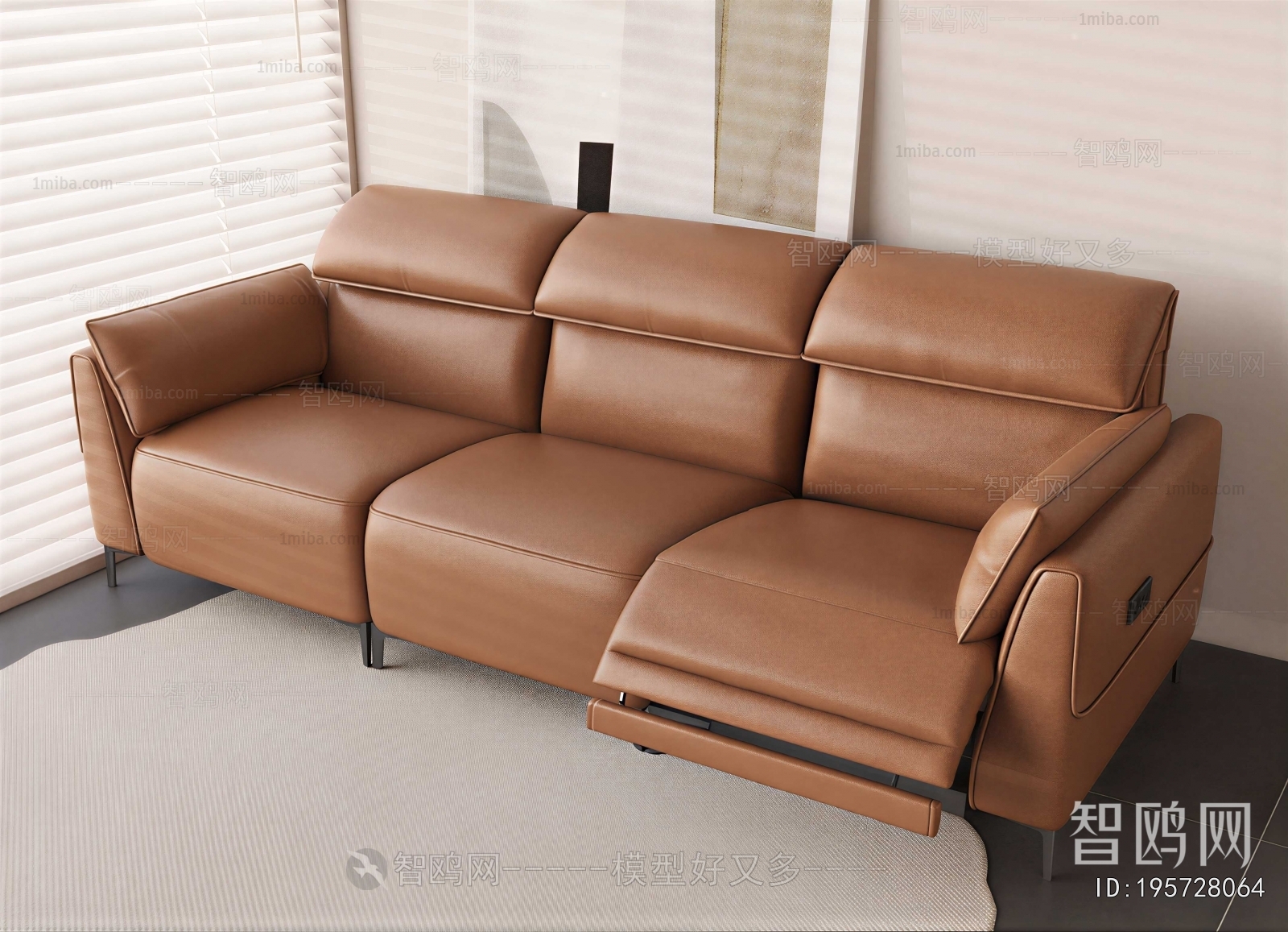 Modern Three-seat Sofa
