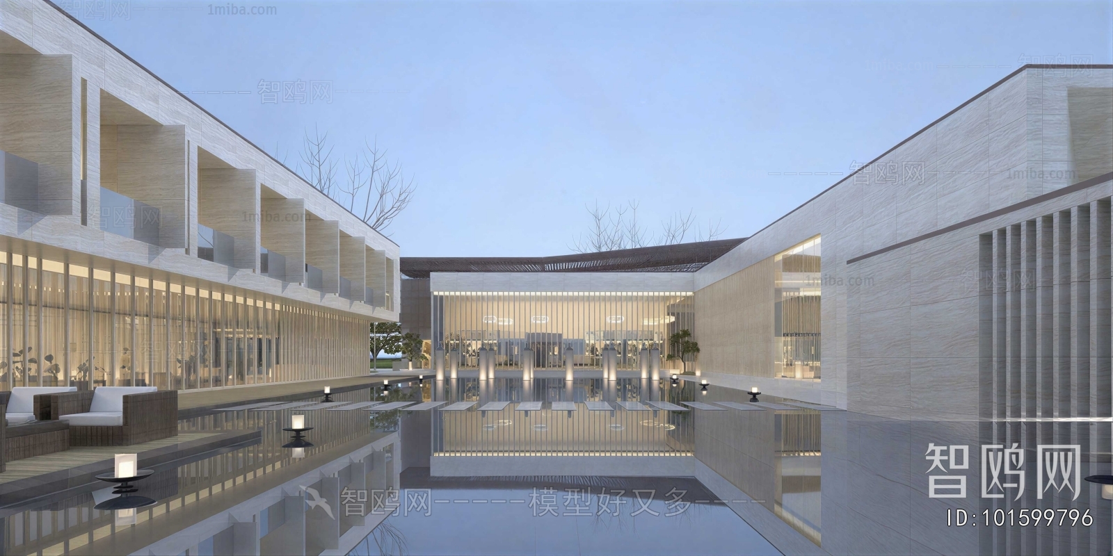 Modern Courtyard/landscape