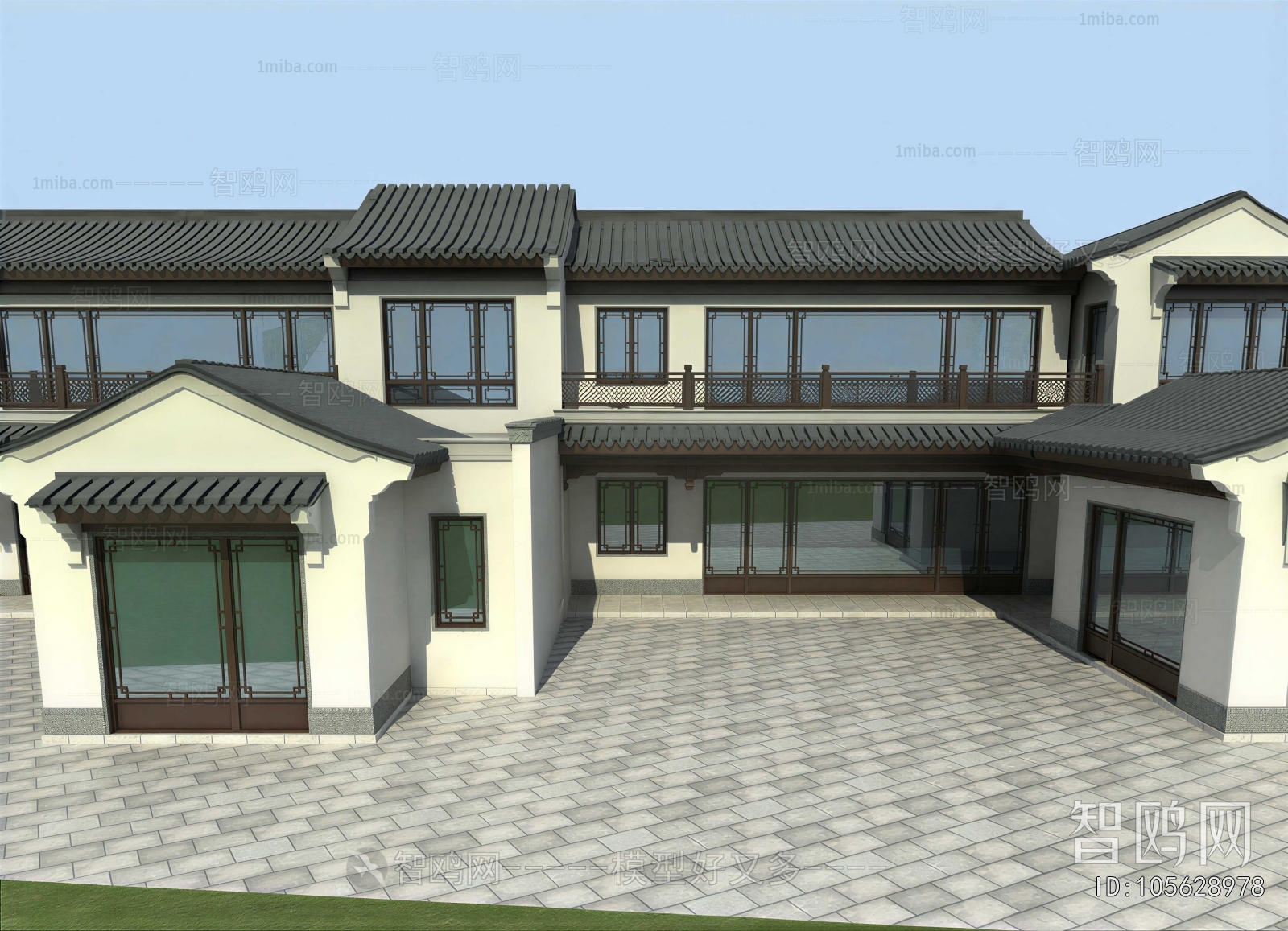 New Chinese Style Courtyard/landscape