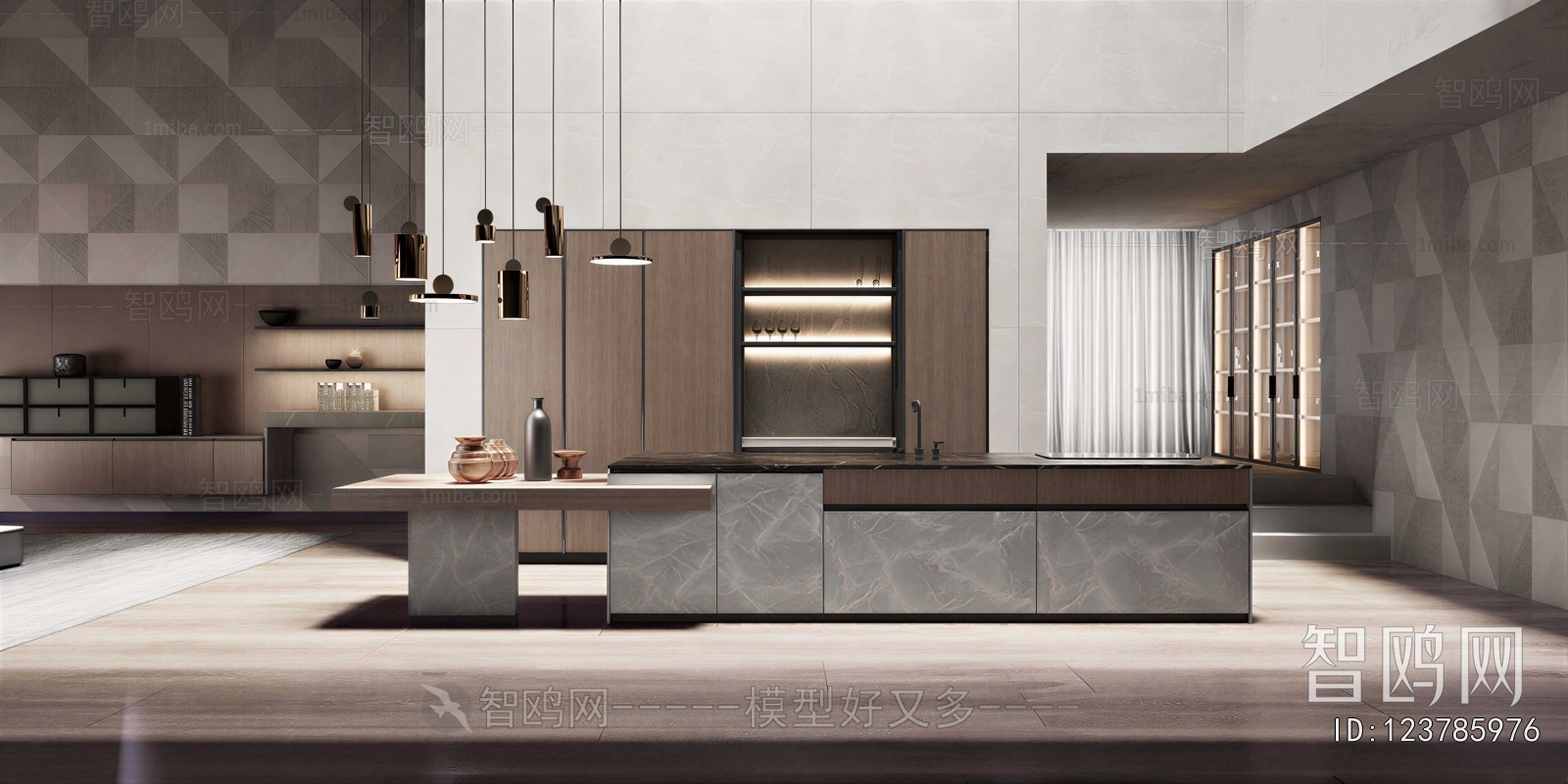 Modern Open Kitchen