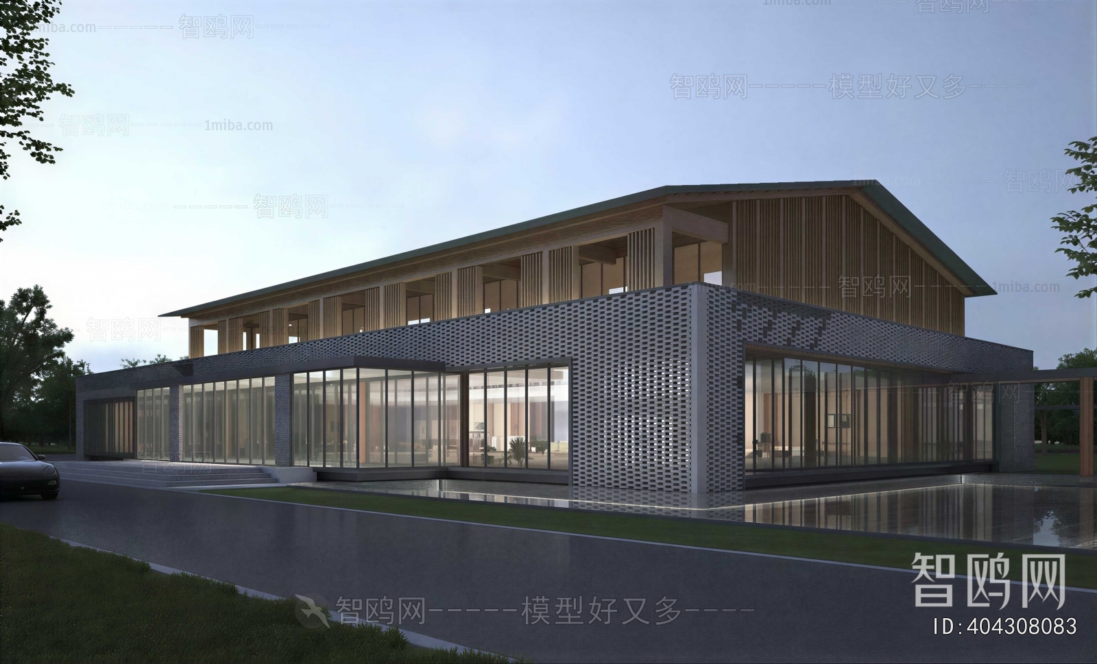 Modern Appearance Of Commercial Building