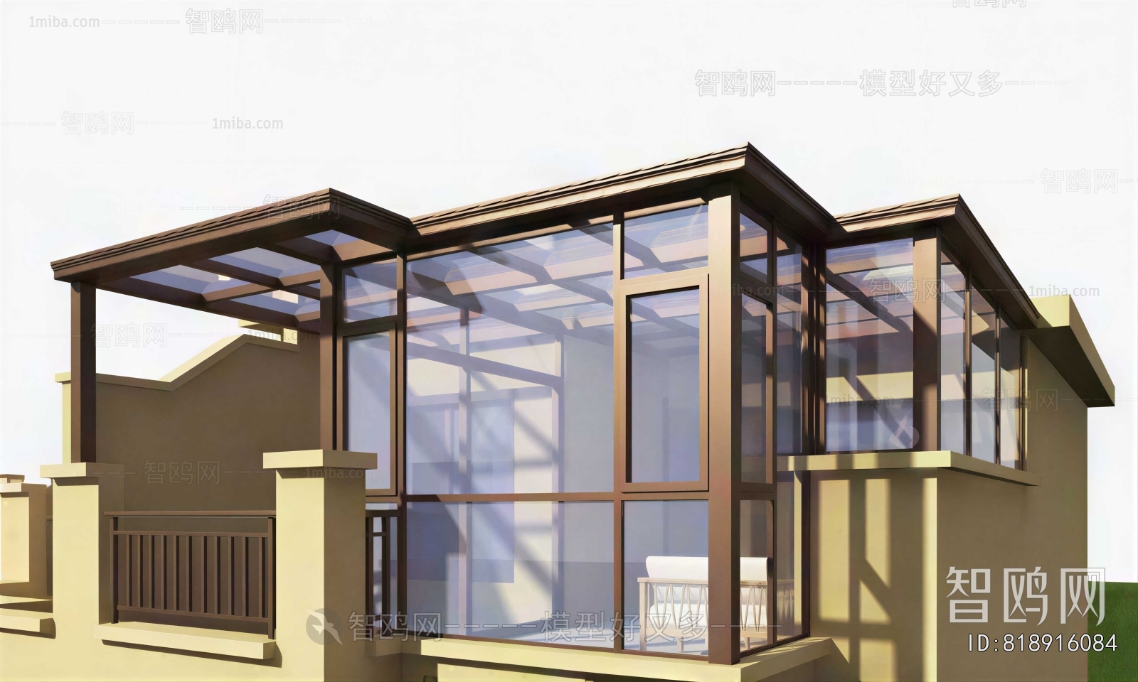 Modern Glass Sun Room