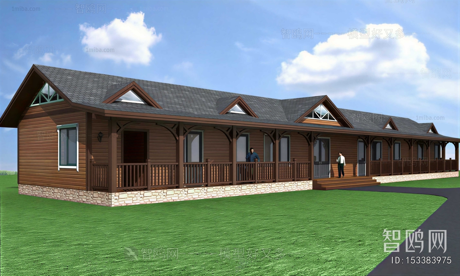 Simple European Style Residential Building