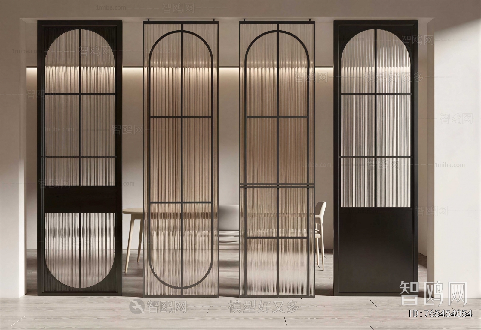 Modern Glass Screen Partition