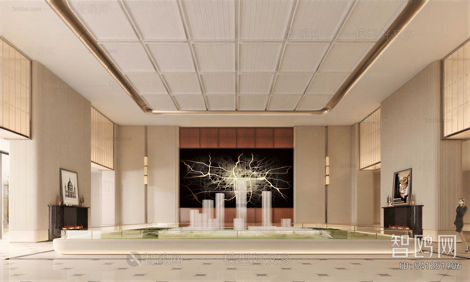 Simple European Style Reception Hall