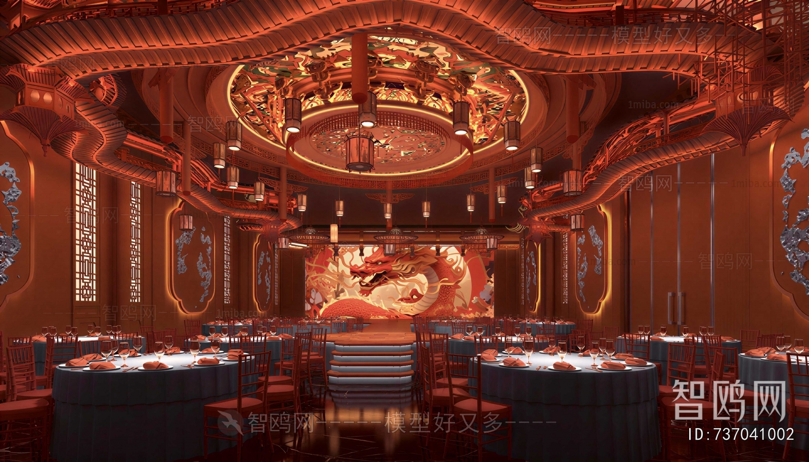 Chinese Style Banquet Hall