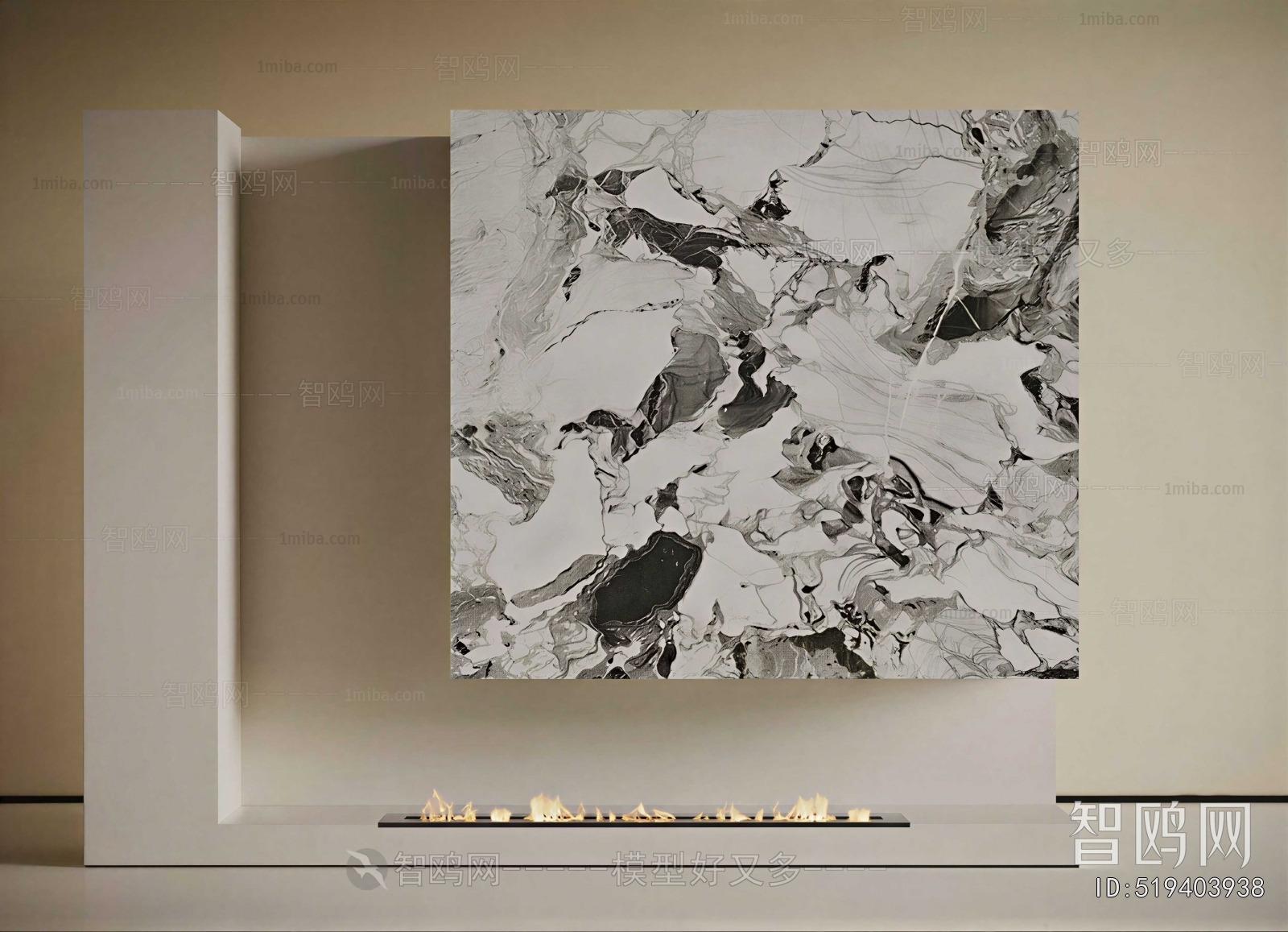 Modern Electronic Fireplace