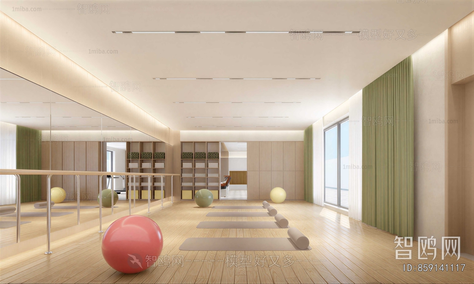 Modern Yoga Room