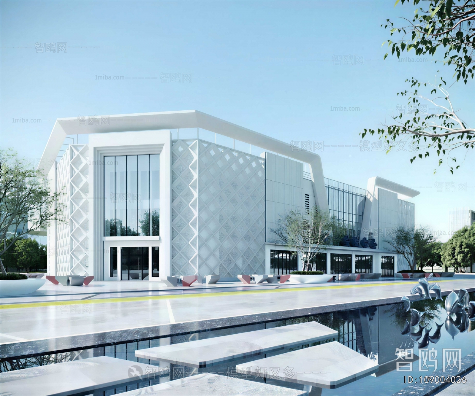 Modern Appearance Of Commercial Building