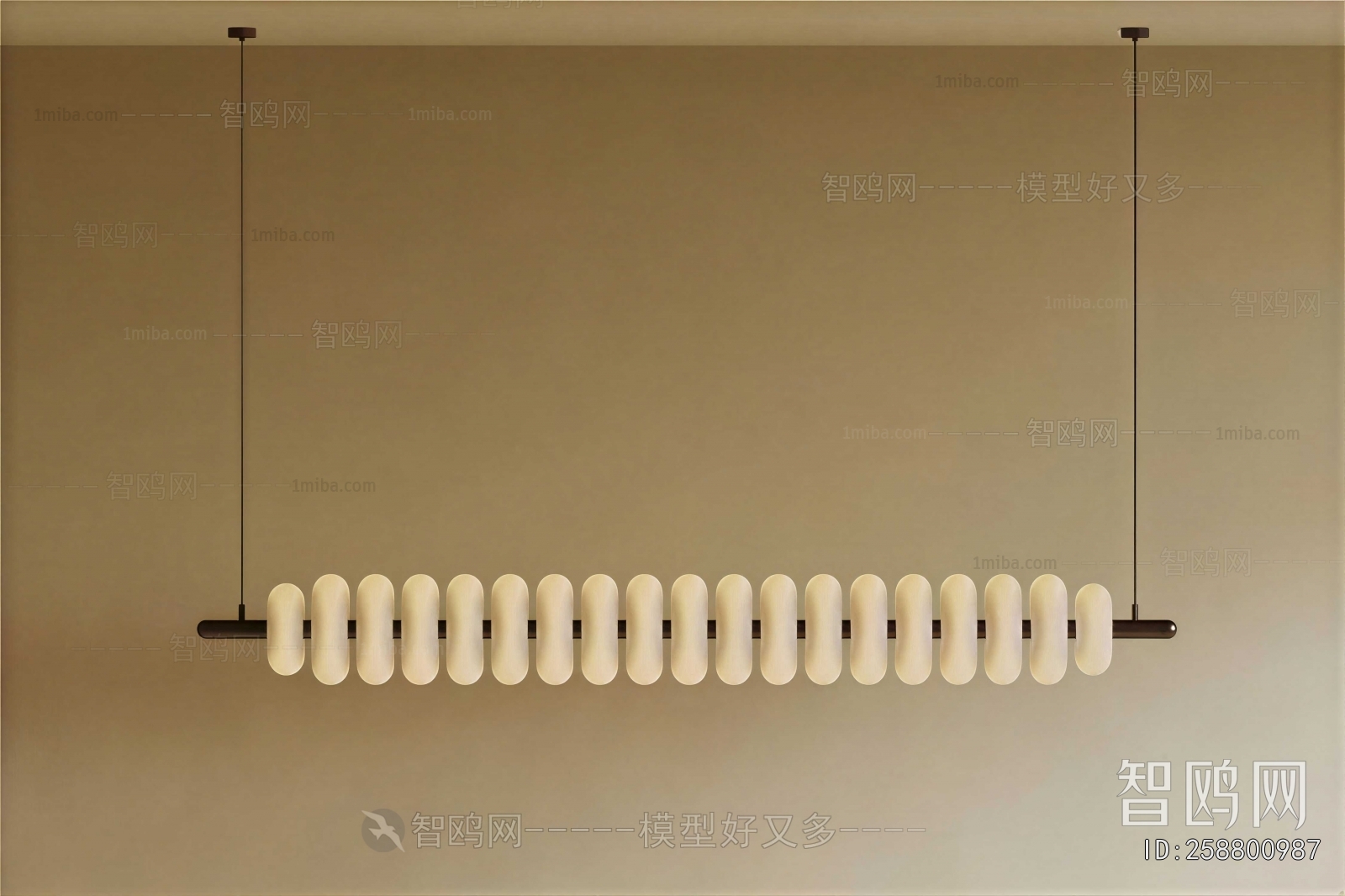 Modern Long Chandelier