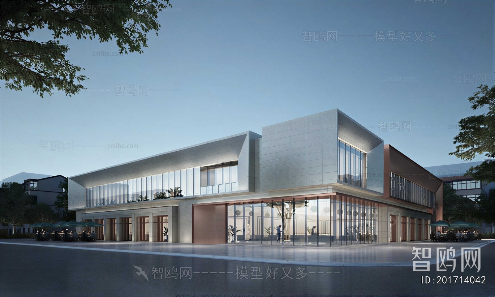 Modern Appearance Of Commercial Building