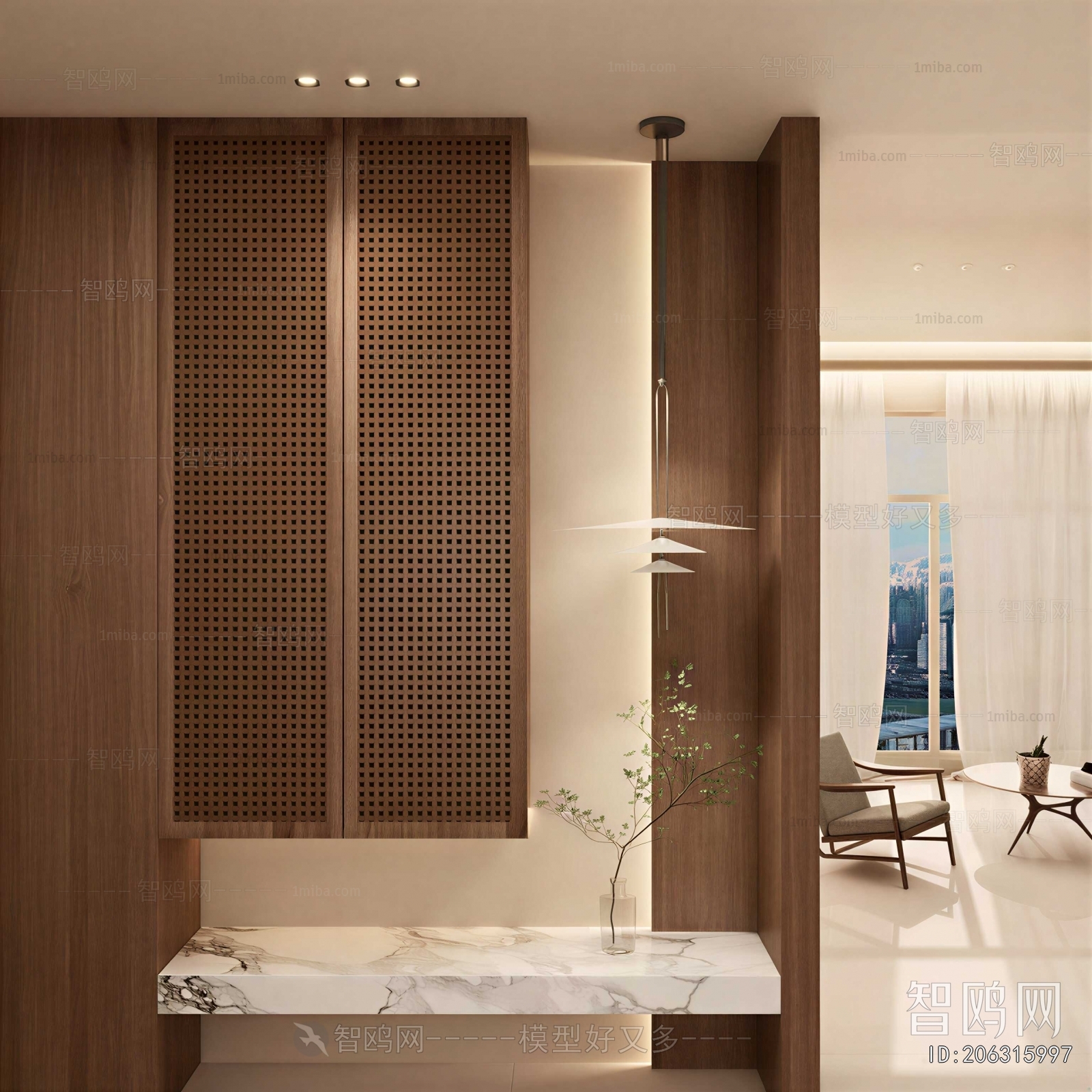 Modern Entrance Cabinet