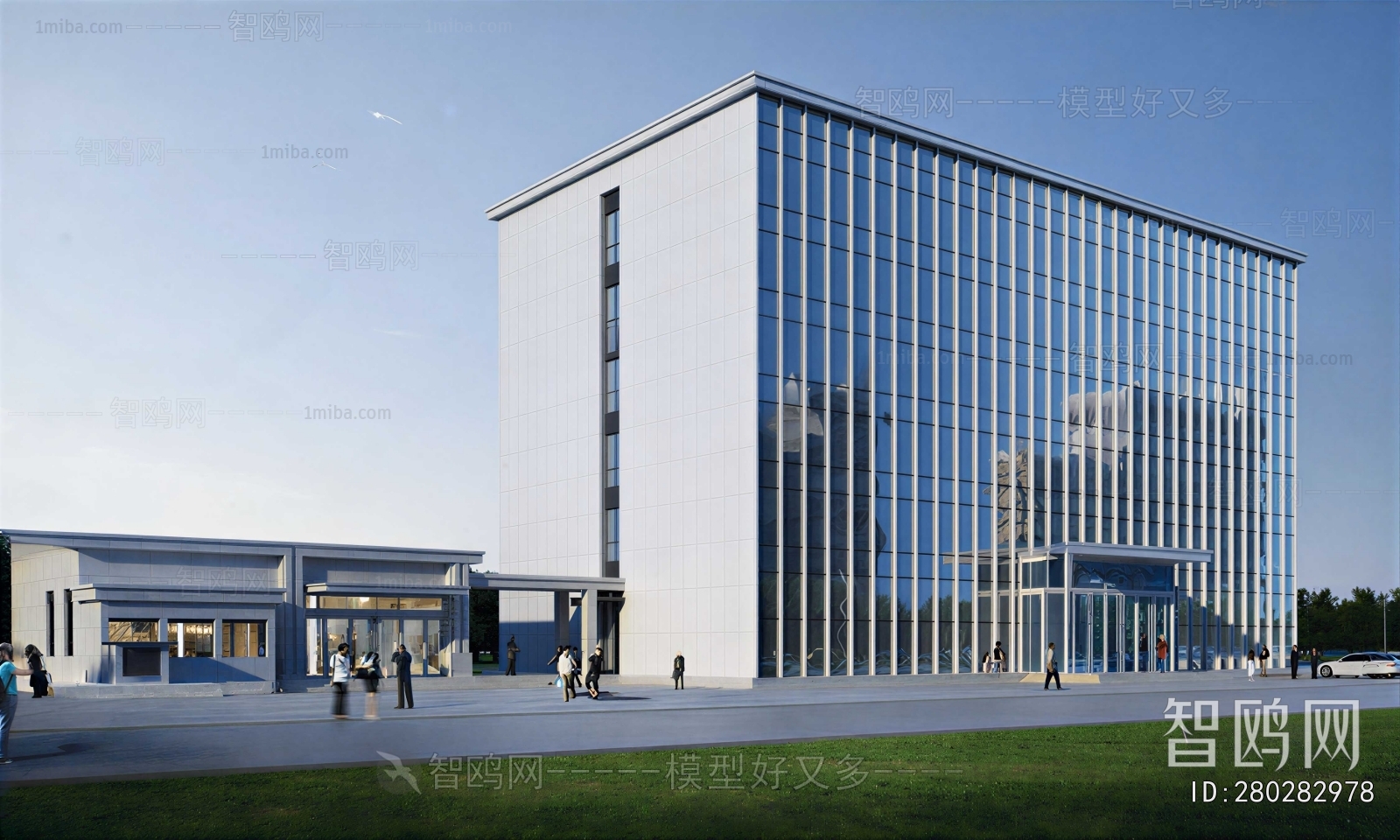 Modern Appearance Of Commercial Building