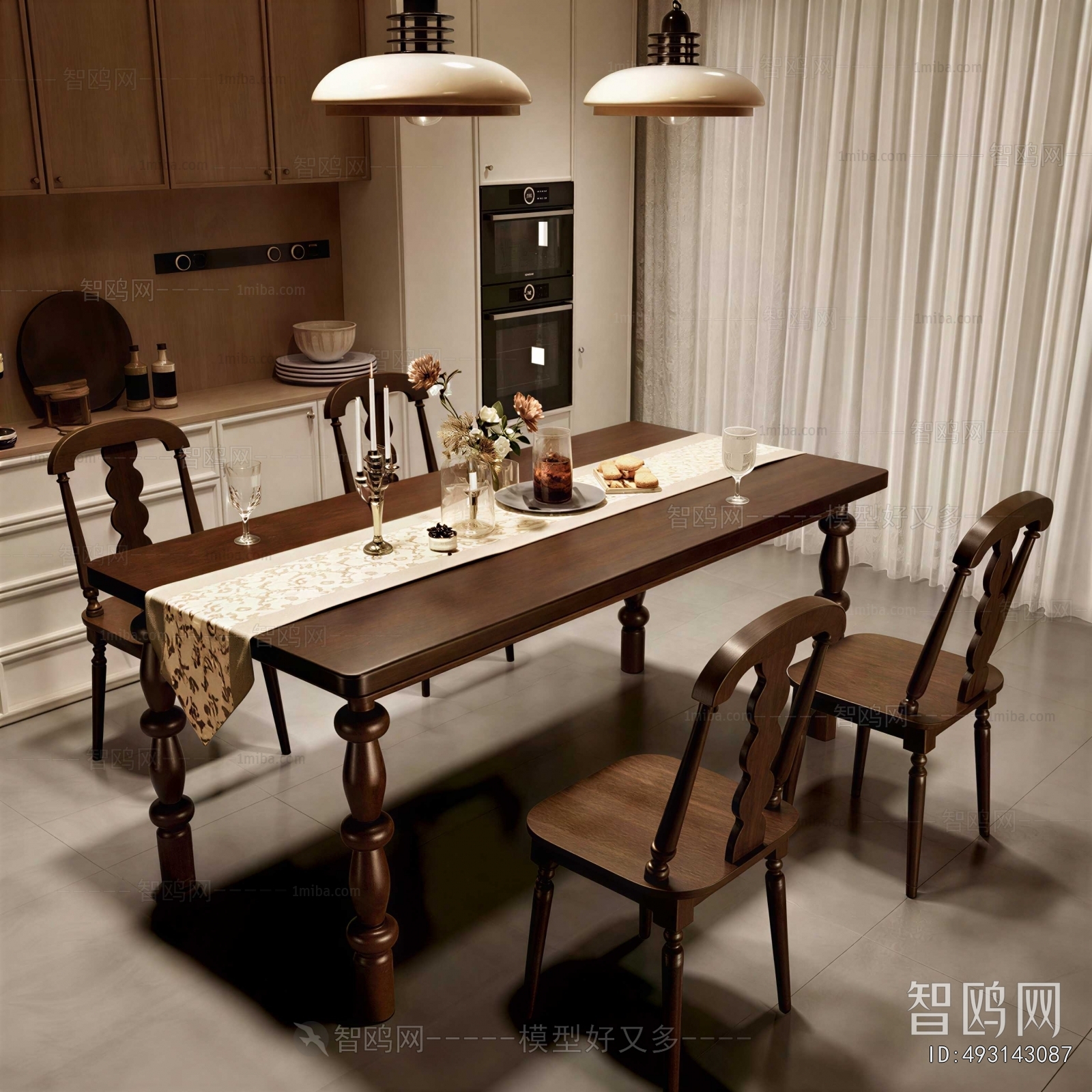 French Style Dining Table And Chairs