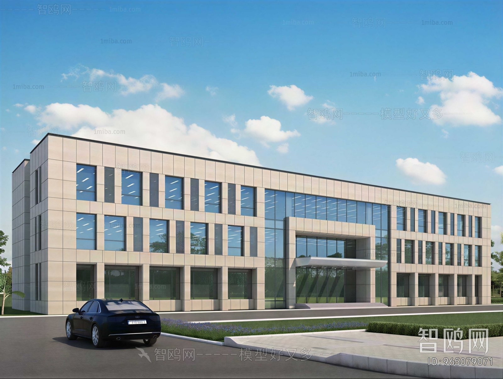 Modern Appearance Of Commercial Building