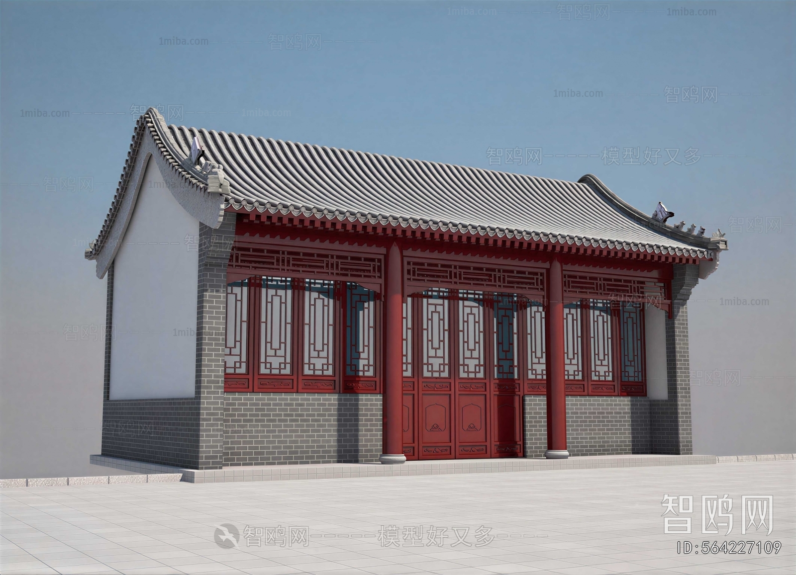 Chinese Style Ancient Architectural Buildings