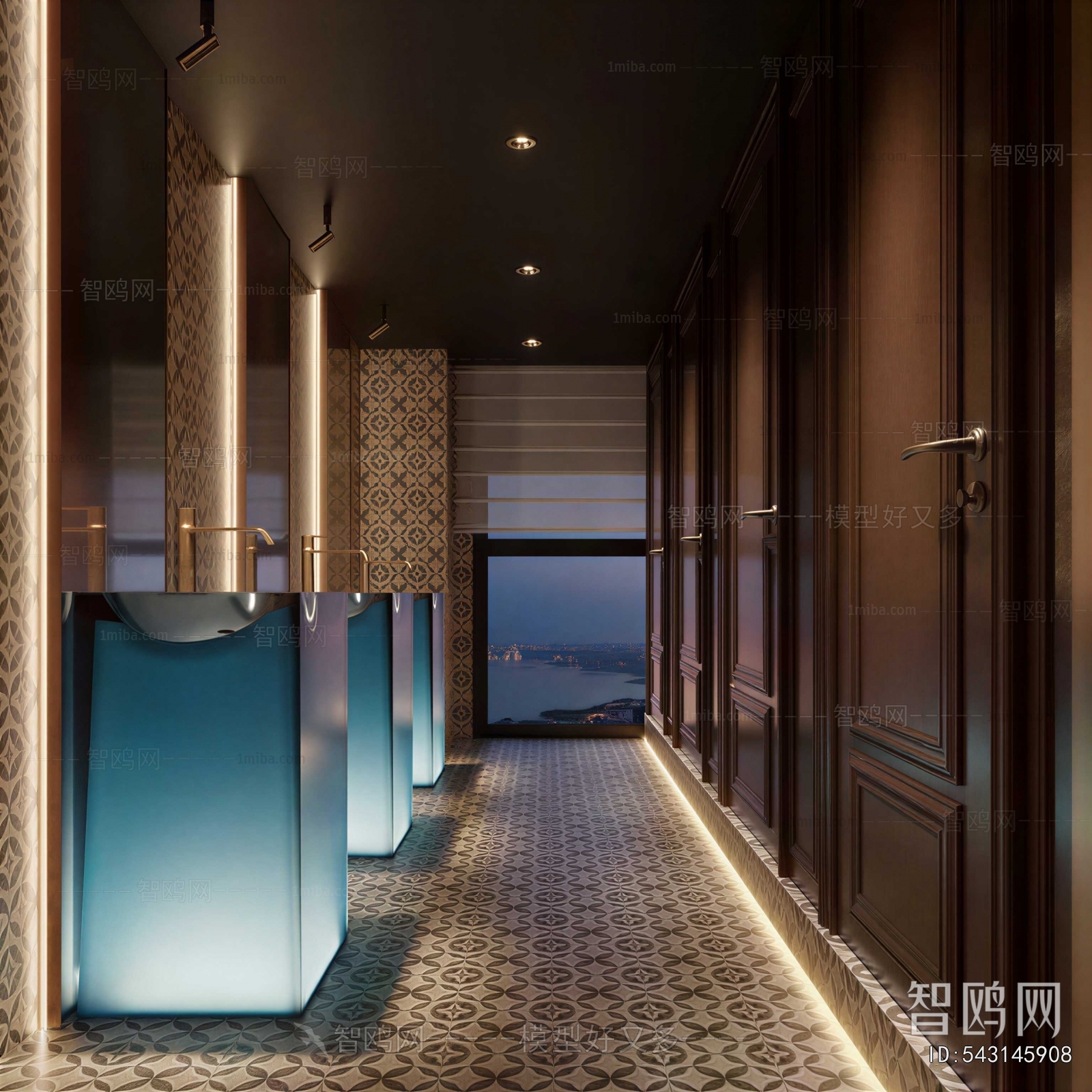 Modern Public Toilet