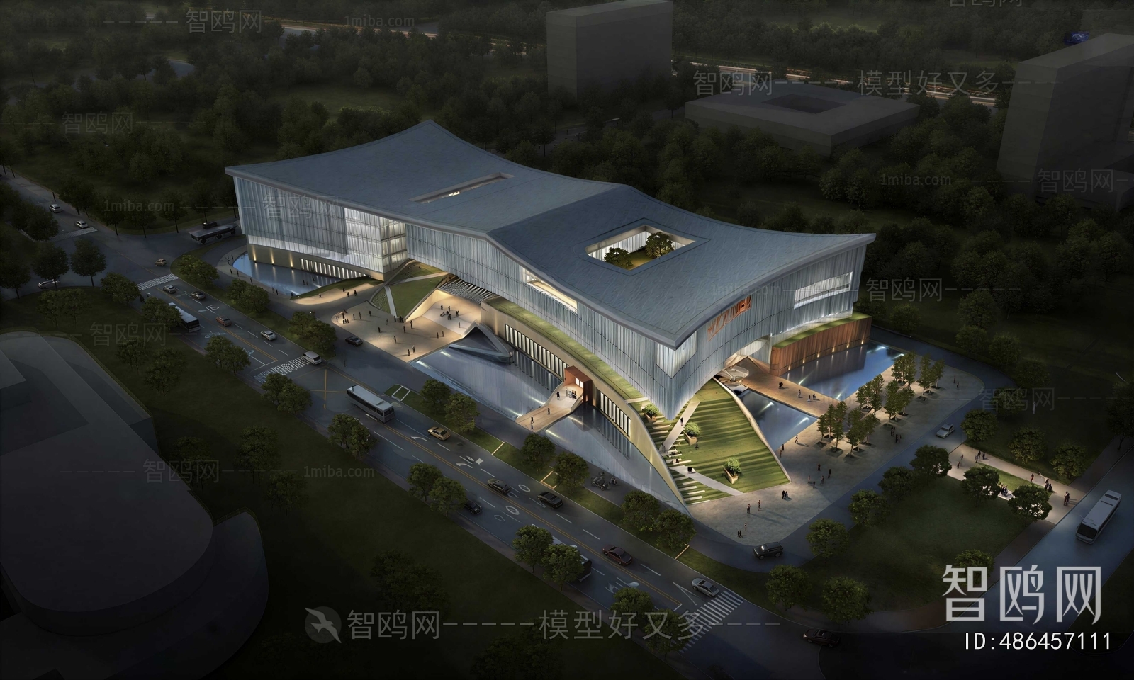 Modern Public Building