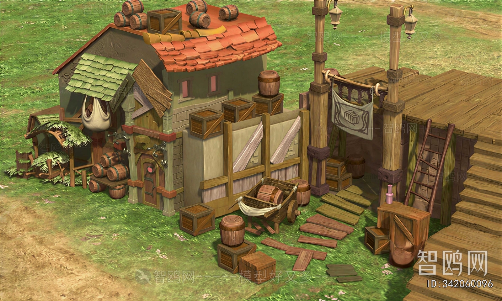 Modern Cartoon House