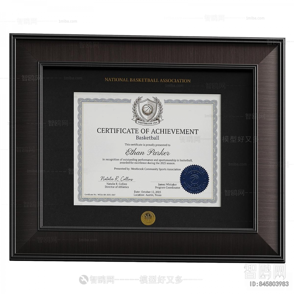Modern Flag/badge/trophy/certificate