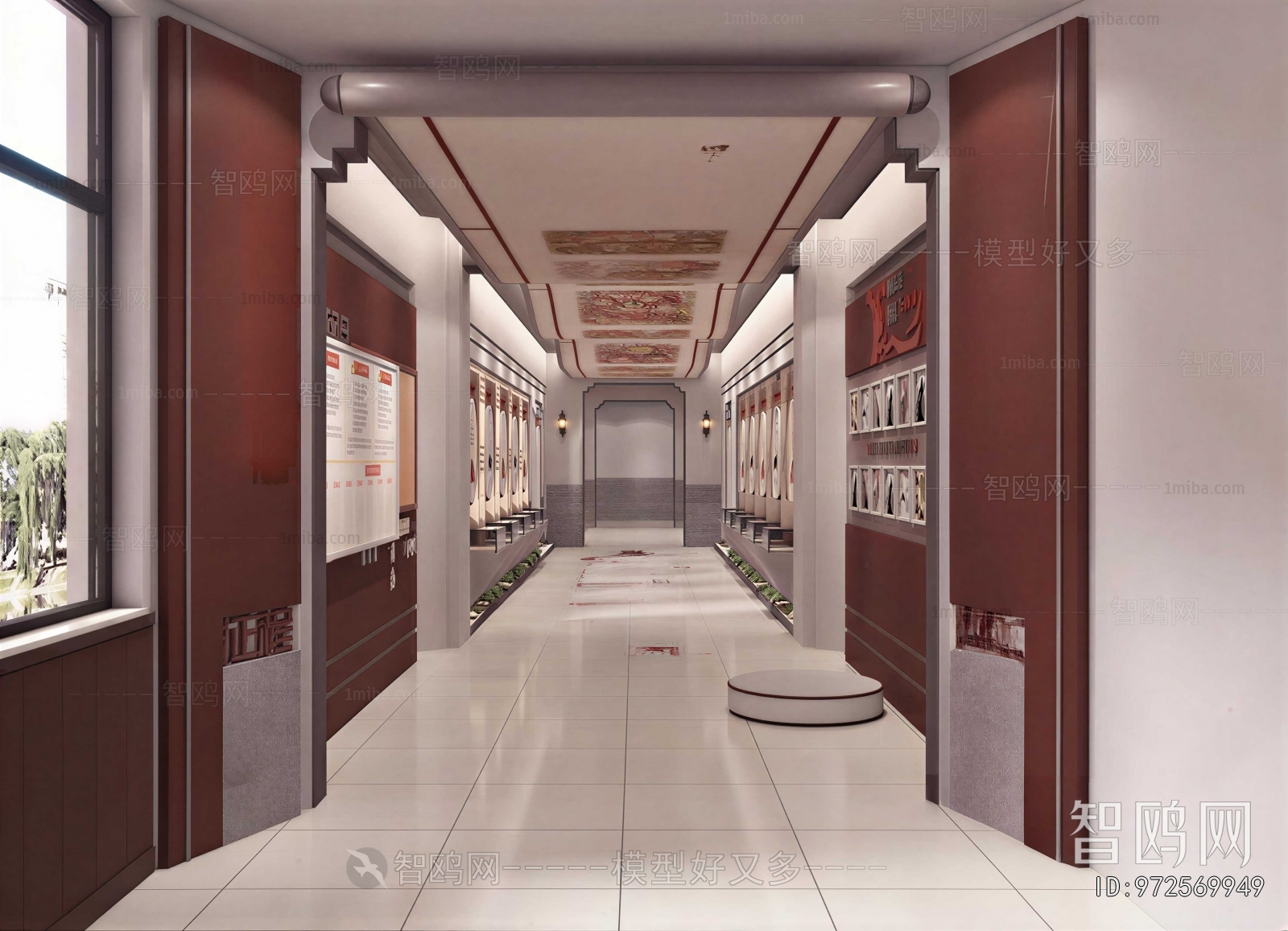 New Chinese Style Exhibition Hall