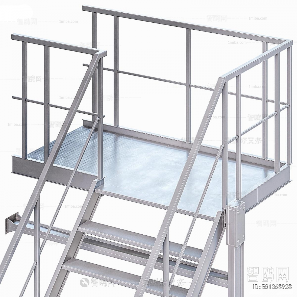 Industrial Style Staircase
