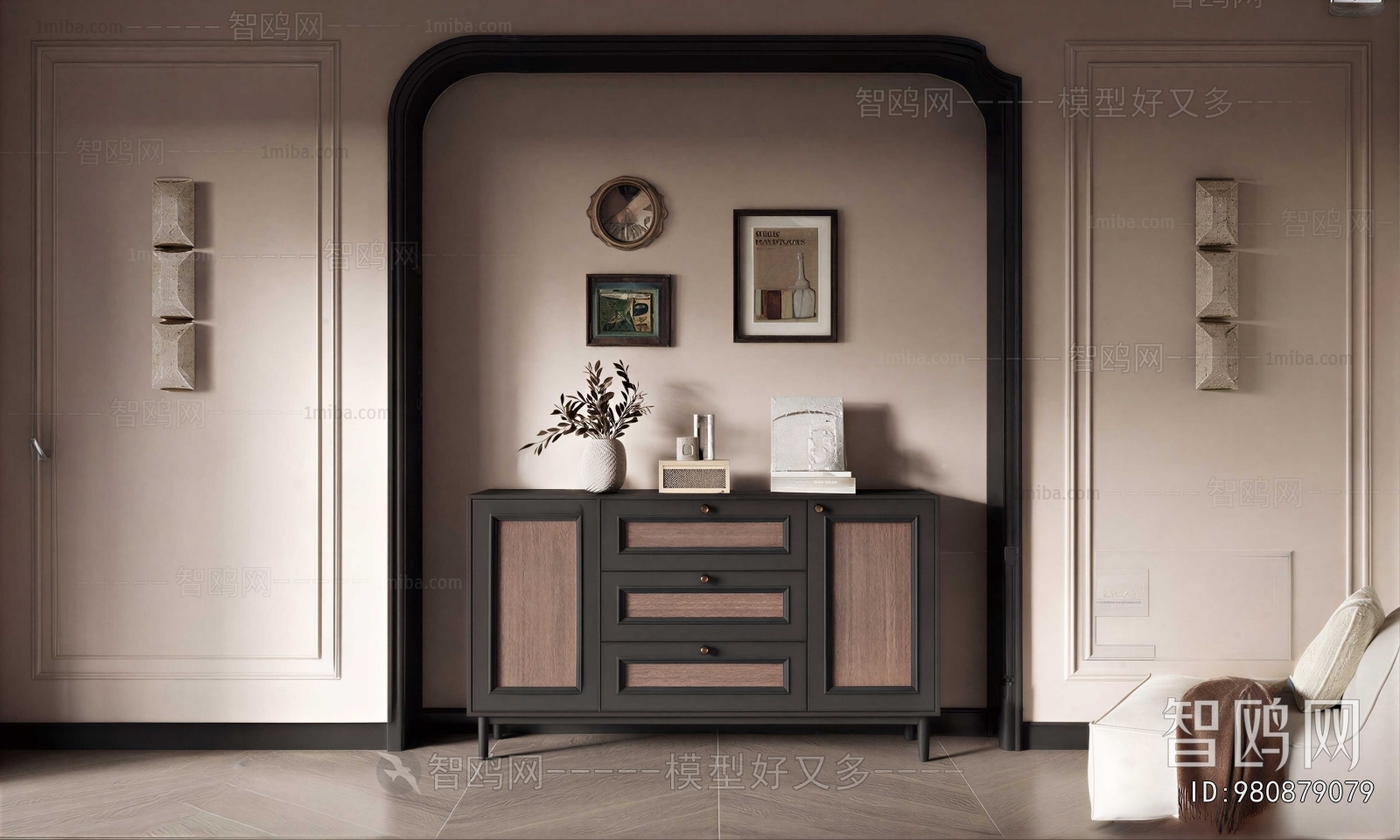 Modern Entrance Cabinet