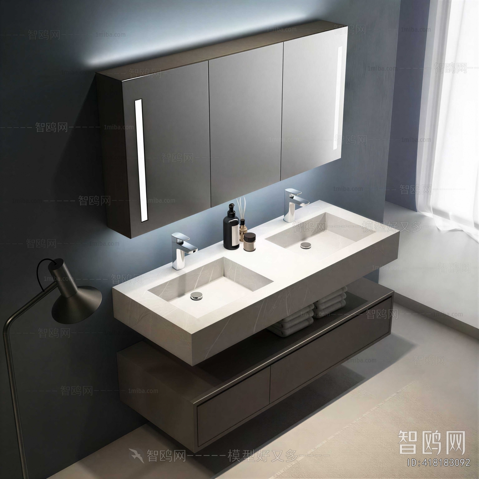Modern Bathroom Cabinet