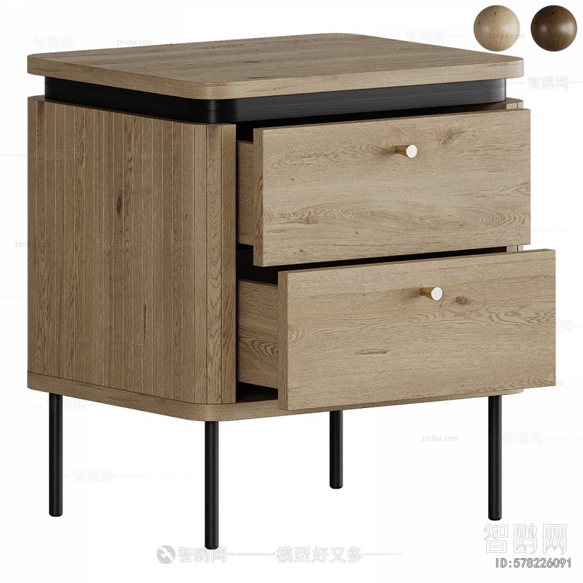 Modern Bedside Cupboard