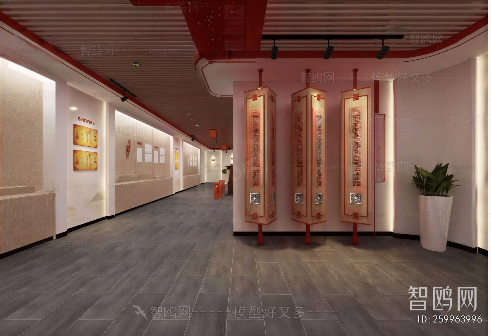 New Chinese Style Exhibition Hall