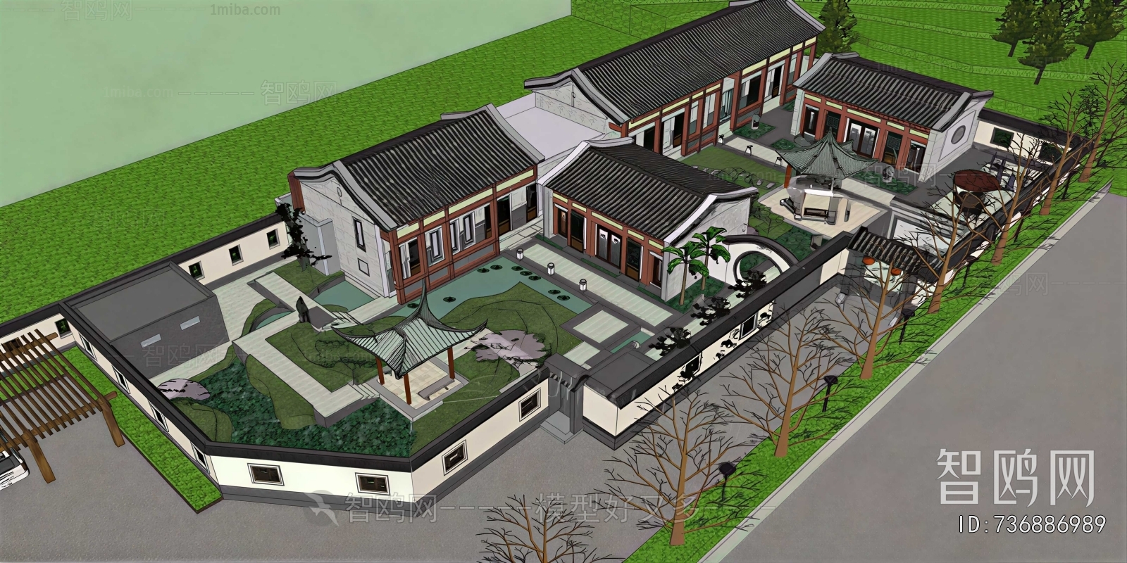 New Chinese Style Residential Building